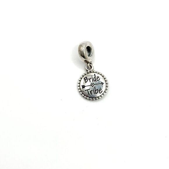 Pandora Bride Tribe Wedding Anniversary Silver Authentic Dangle Charm - Picture 1 of 4